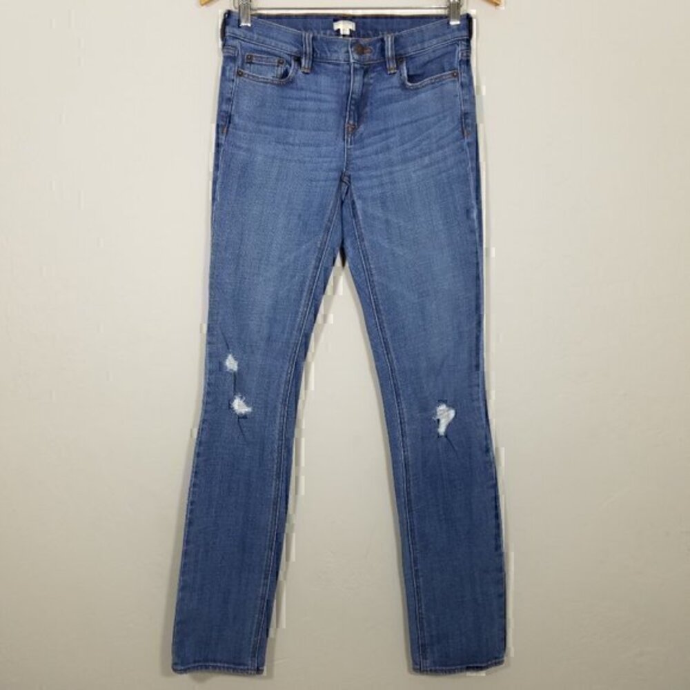 J. Crew Stretch Distressed Jeans Size 26R